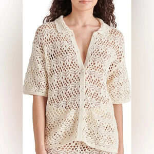 Steve Madden Avana Crochet Cardigan - Size Medium‎